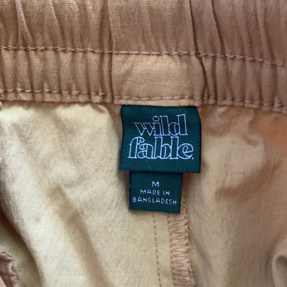 Orange Drawstring Outdoor Shorts Size Medium - Picture 2 of 5